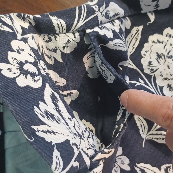 GAP Pants black / white floral 5834 - Picture 5 of 7